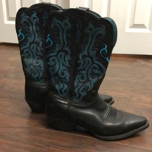 Justin Boots Size 9 Black